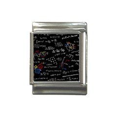 Black Background Text Overlay  Mathematics Formula Italian Charm (13mm)