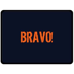 Bravo! Italian Saying Fleece Blanket (large)  by ConteMonfrey