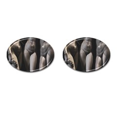 Three Graces Sculpture Detail Cufflinks (oval) by dflcprintsclothing