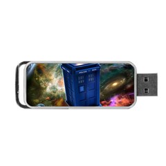 The Police Box Tardis Time Travel Device Used Doctor Who Portable Usb Flash (two Sides) by Jancukart