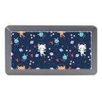 Cute-astronaut-cat-with-star-galaxy-elements-seamless-pattern Memory Card Reader (Mini) Front