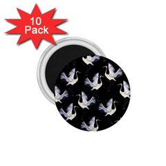 Crane-pattern 1 75  Magnets (10 Pack) 