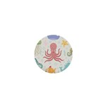 Underwater-seamless-pattern-light-background-funny 1  Mini Buttons Front