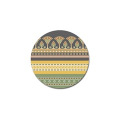 Seamless-pattern-egyptian-ornament-with-lotus-flower Golf Ball Marker (4 Pack)