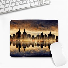 Manhattan Skyline Sunset Nyc Small Mousepad