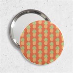 Pineapple Orange Pastel 2.25  Handbag Mirrors Front