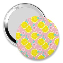 Pink Lemons 3  Handbag Mirrors by ConteMonfrey