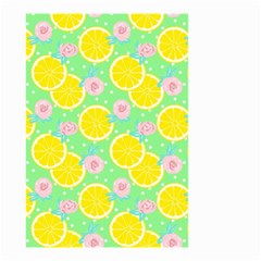 Green Lemons Small Garden Flag (two Sides) by ConteMonfrey