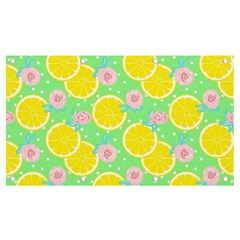 Green Lemons Banner And Sign 7  X 4  by ConteMonfrey