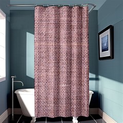 Terracotta Linen Shower Curtain 36  X 72  (stall)  by ConteMonfrey