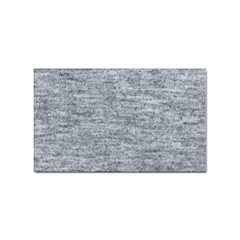 Gray Vintage Denim Like Sticker Rectangular (100 Pack)