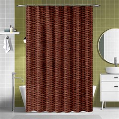 Terracotta Straw - Country Side  Shower Curtain 48  X 72  (small)  by ConteMonfrey