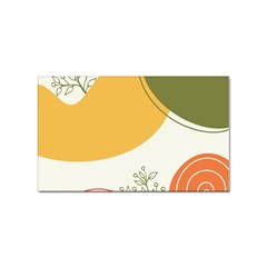 Multi Color Pattern Sticker (rectangular)