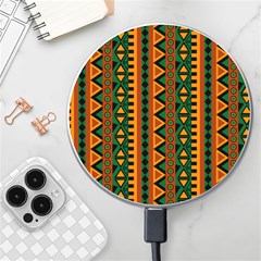 African Pattern Texture Wireless Charger by Ravend