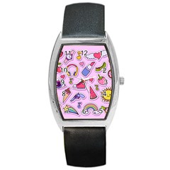 Fashion-patch-set Barrel Style Metal Watch by Wegoenart
