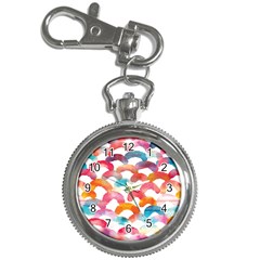 Rainbow Pattern Key Chain Watches by designsbymallika