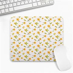 Cute Flower Design Large Mousepad by designsbymallika