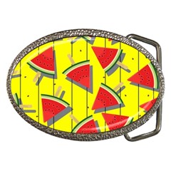 Yellow Watermelon Popsicle  Belt Buckles by ConteMonfrey