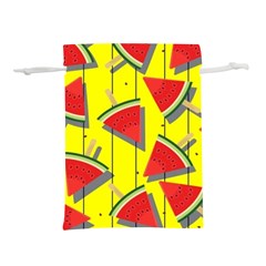 Yellow Watermelon Popsicle  Lightweight Drawstring Pouch (s) by ConteMonfrey