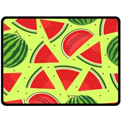 Pastel Watermelon   Double Sided Fleece Blanket (large)  by ConteMonfrey