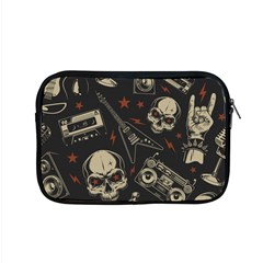 Grunge Seamless Pattern With Skulls Apple Macbook Pro 15  Zipper Case