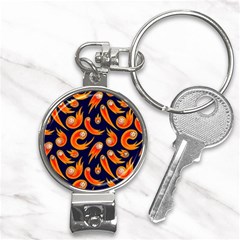 Space Patterns Pattern Nail Clippers Key Chain