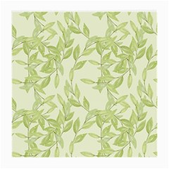 Watercolor Leaves On The Wall  Medium Glasses Cloth by ConteMonfrey