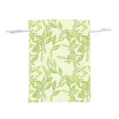 Watercolor Leaves On The Wall  Lightweight Drawstring Pouch (l) by ConteMonfrey