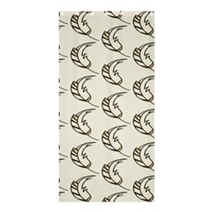 Cute Leaves Draw Shower Curtain 36  X 72  (stall)  by ConteMonfrey