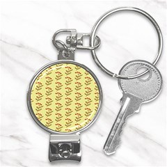 Yellow Fresh Spring Hope Nail Clippers Key Chain by ConteMonfrey