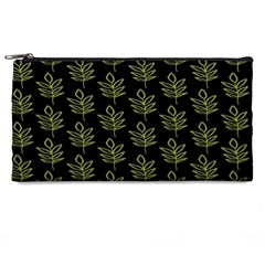 Autumn Leaves Black Pencil Case