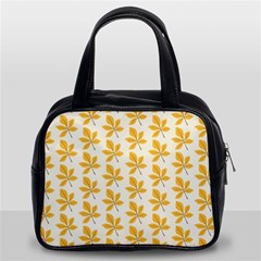 Orange Leaves   Classic Handbag (two Sides) by ConteMonfrey