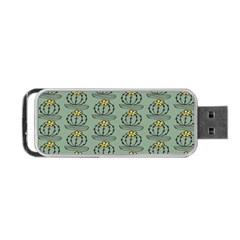 Cactus Green Portable Usb Flash (two Sides) by ConteMonfrey