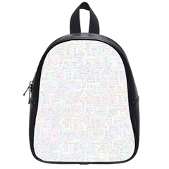 Computer Cyber Circuitry Circuits Electronic School Bag (small)