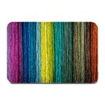 Line Rope Fiber Close Up Multicoloured Background Plate Mats 18 x12  Plate Mat