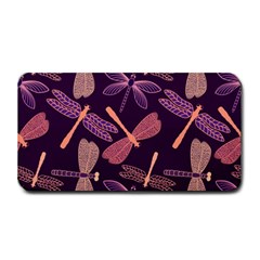 Dragonfly Pattern Design Medium Bar Mat