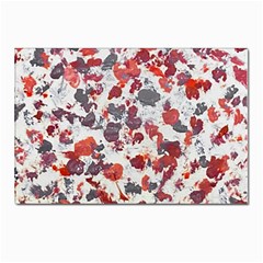 Abstract Random Painted Texture Postcard 4 x 6  (pkg Of 10)