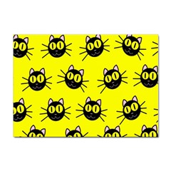 Cats Heads Pattern Design Sticker A4 (100 Pack) by danenraven