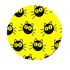 Cats Heads Pattern Design Mini Round Pill Box (pack Of 5)