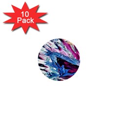 Feathers 1  Mini Buttons (10 Pack) 