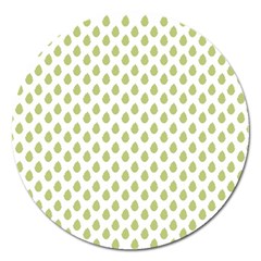 Fall Of Leaves Magnet 5  (round) by ConteMonfrey