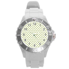 Fall Of Leaves Round Plastic Sport Watch (l) by ConteMonfrey