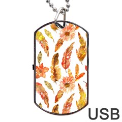 Hot Colors Nature Glimpse Dog Tag Usb Flash (two Sides) by ConteMonfrey