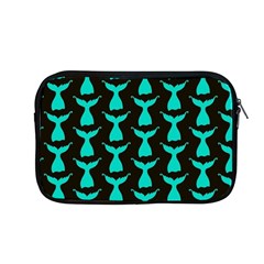 Blue Mermaid Tail Black Apple Macbook Pro 13  Zipper Case by ConteMonfrey