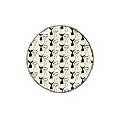 Black And White Mermaid Tail Hat Clip Ball Marker (4 Pack) by ConteMonfrey