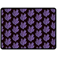 Black Seaweed Fleece Blanket (large)  by ConteMonfrey