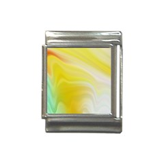 Gradient Green Yellow Italian Charm (13mm) by ConteMonfrey