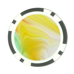 Gradient Green Yellow Poker Chip Card Guard (10 Pack) by ConteMonfrey