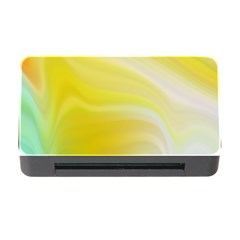 Gradient Green Yellow Memory Card Reader With Cf by ConteMonfrey