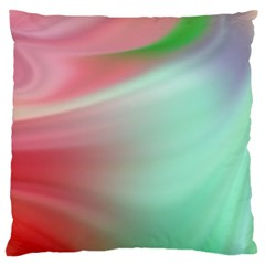 Gradient Pink, Blue, Red Standard Flano Cushion Case (one Side) by ConteMonfrey